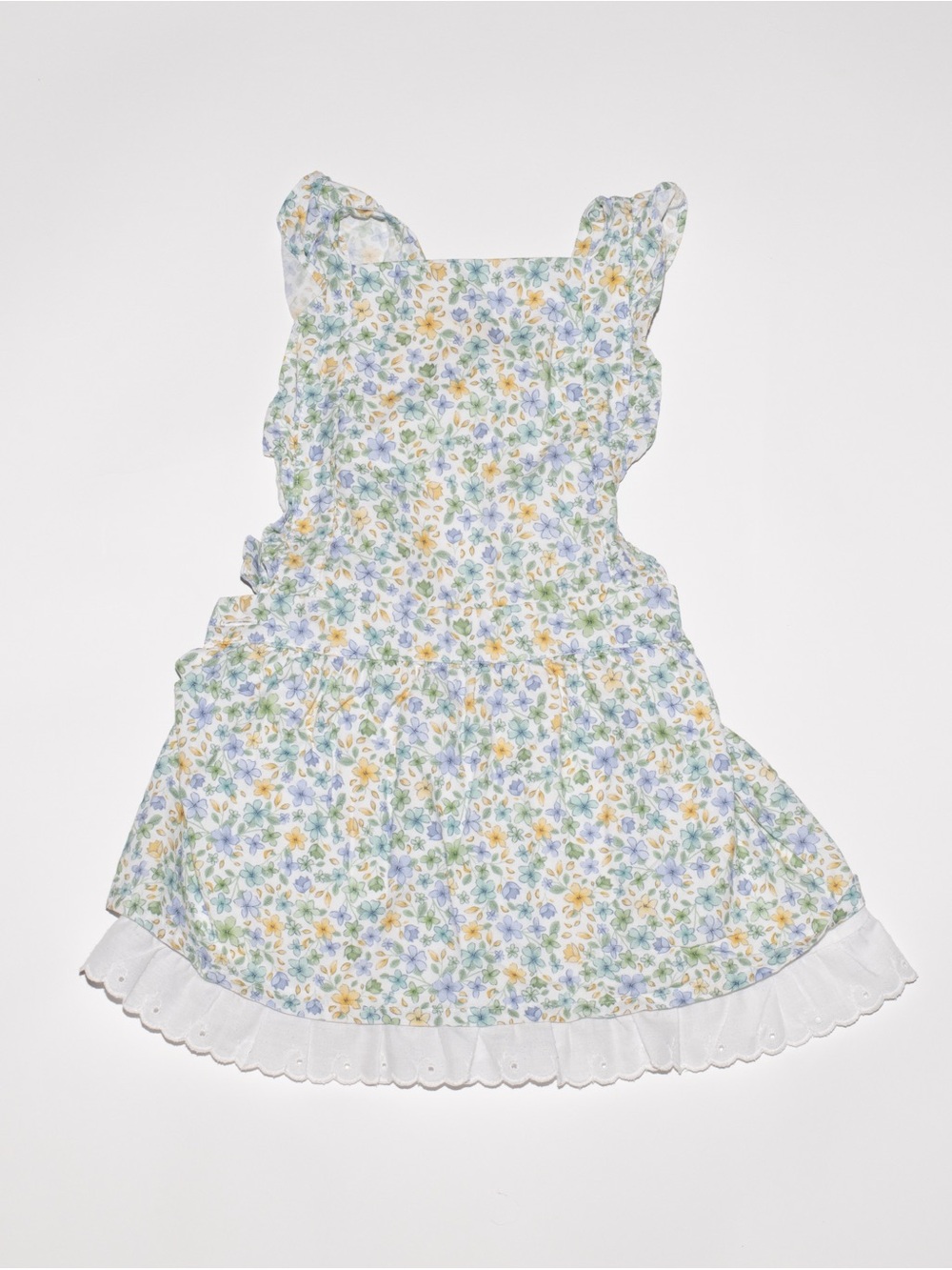 La Coqueta Floral Pinafore Dress